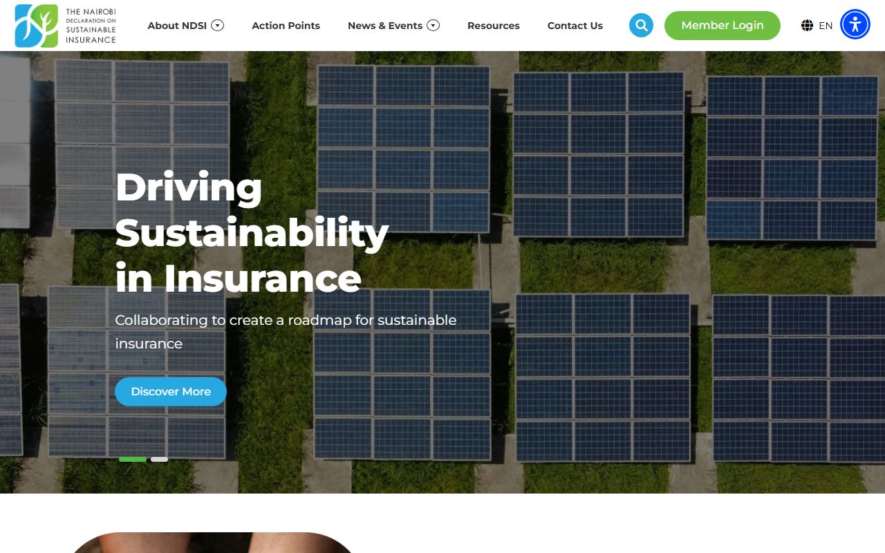 Nairobi Declaration on Sustainable Insurance website