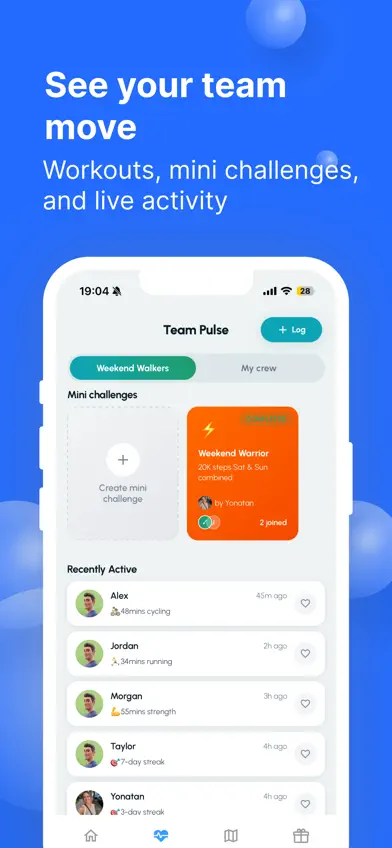 WeMove app screen